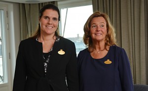 Hotellchef Madeleine Barck och vd Pia Djupmark.