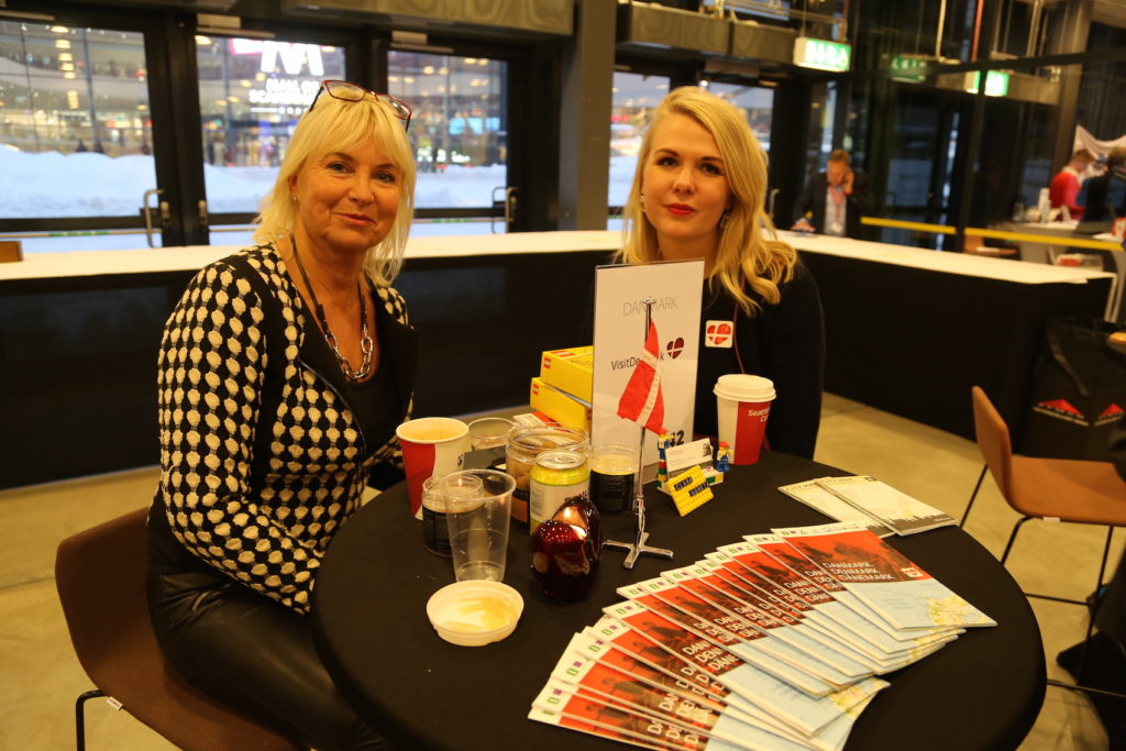 Agneta Åstrand och Clara Maria Larsson från Visit Denmark.