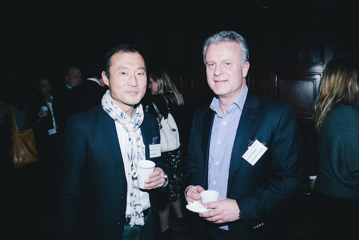 Martin Creydt, Pandox, och Fredrik Utheim, Stockholm Meeting Selection, smälter intrycken med te och kaffe.