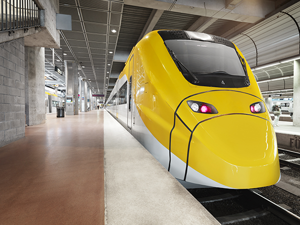 Fronten pa ett Arlanda Express-tag