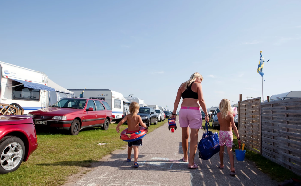 Tysk campingboom i Sverige