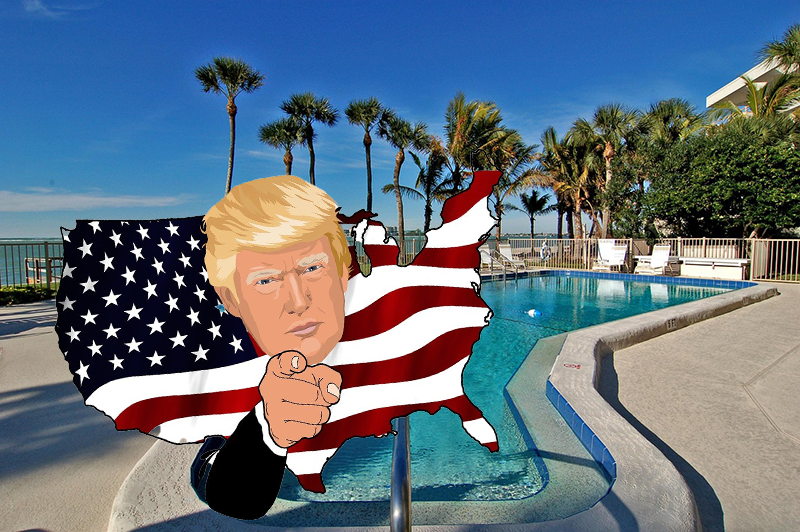 ”Trump bump” i Florida: Mar-a-Lago lyfter Palm Beach förbi Miami
