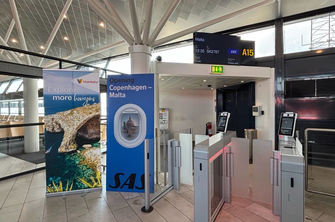 SAS har invigt ny direktlinje till Malta
