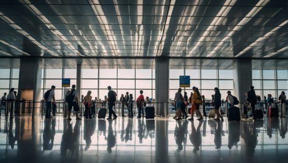 Resandet med inrikesflyg minskade under 2024 medan utrikesflyget fortsatte öka