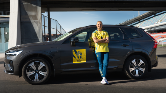 Magdalena Eriksson frontar Hertz.