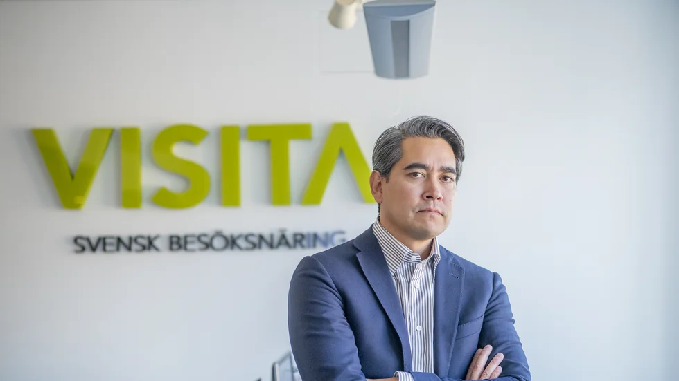 "Det finns ett starkt förhållande mellan handelsutbyte och turism. Ett handelskrig lär på sikt minska även den internationella turismen," säger Thomas Jakobsson, chefsekonom på Visita. "Det finns ett starkt förhållande mellan handelsutbyte och turism. Ett handelskrig lär på sikt minska även den internationella turismen," säger Thomas Jakobsson, chefsekonom på Visita.