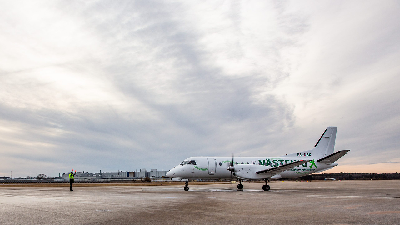 Ny flyglinje mellan Växjö och Bromma