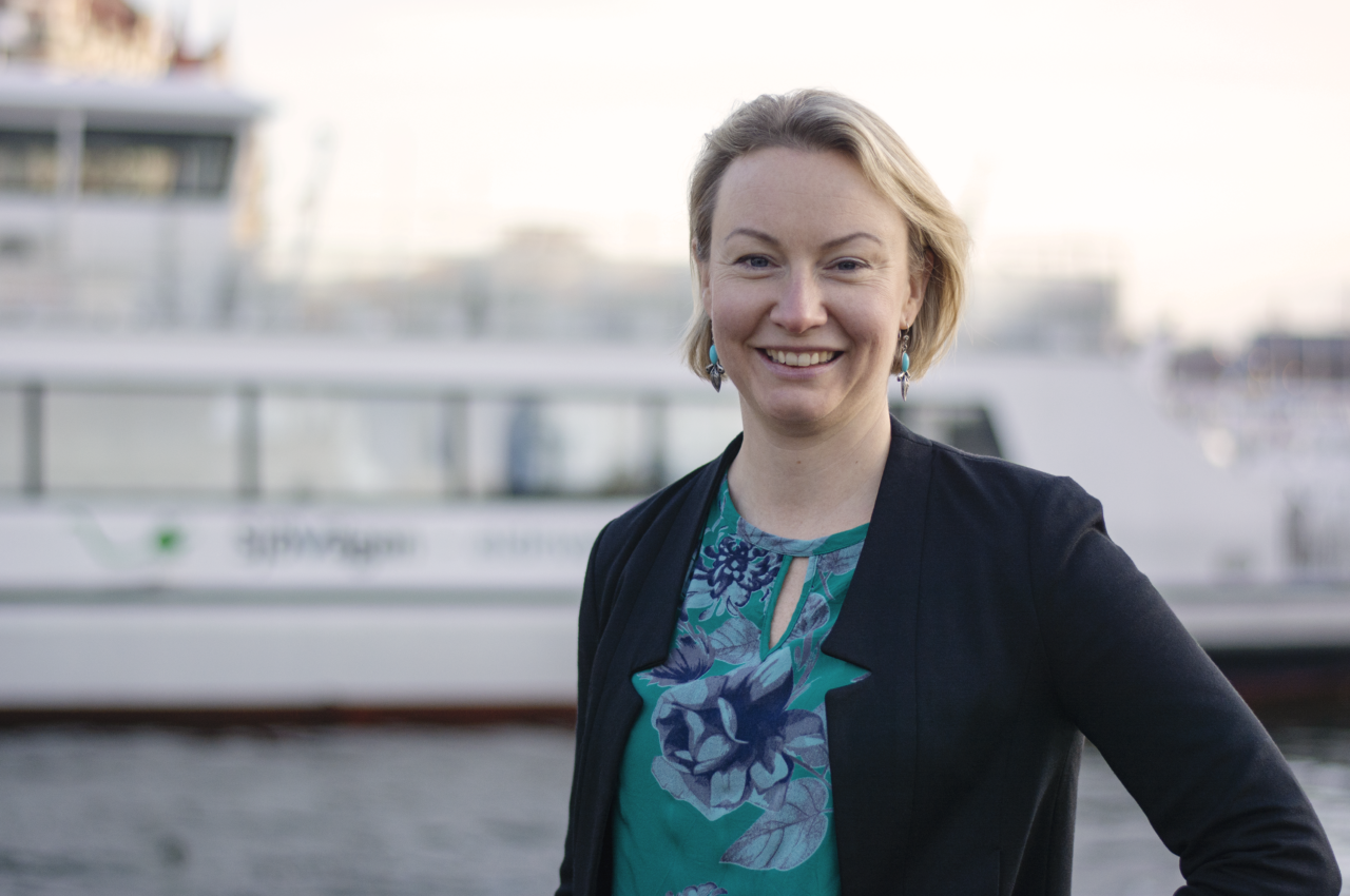 Michaela Haga (C), ordförande i Sjötrafikutskottet. Michaela Haga (C), ordförande i Sjötrafikutskottet.