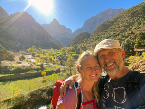 Marlene Ström och maken Micke.