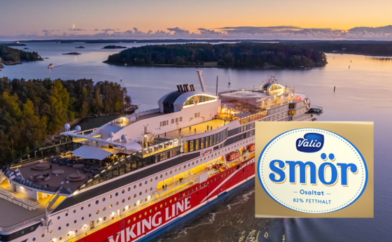 Valio väljer Viking Line – minskar utsläppen med 90 procent