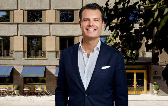 Pierre Astell, ansvarig för hållbarhetsimplementeringen på Villa Dahlia, som är en del av Diplomat Collection.