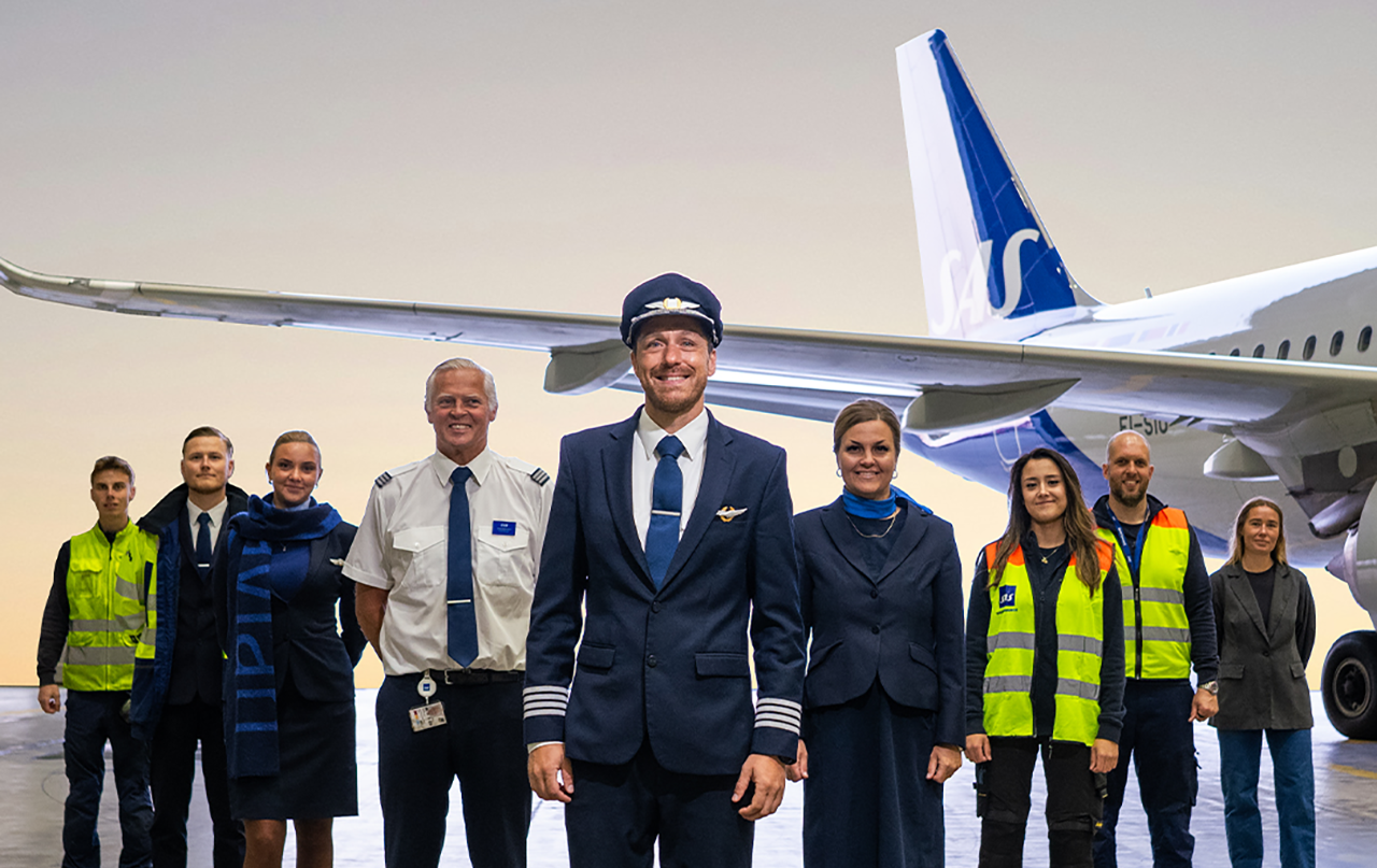 SAS utsedd till världens mest punktliga flygbolag – för andra månaden i rad