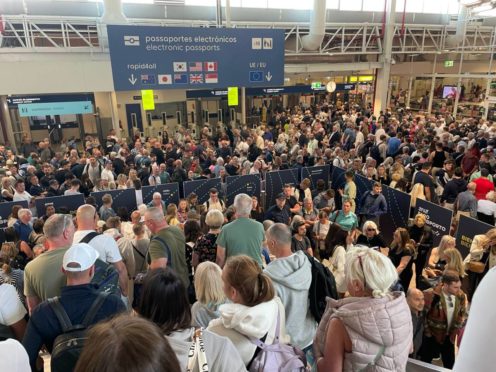 Faro Airport.