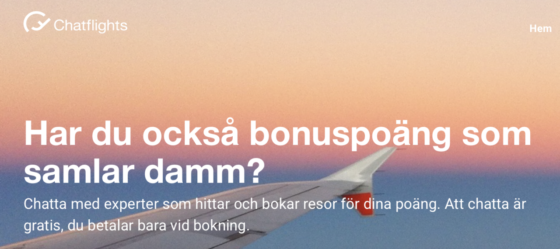 Chatflights vd: ”Vi har annat på gång med Amex”