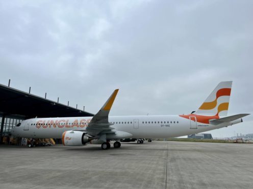 Sunclass Airlines förstärker flottan med ny Airbus A321neo från ACG