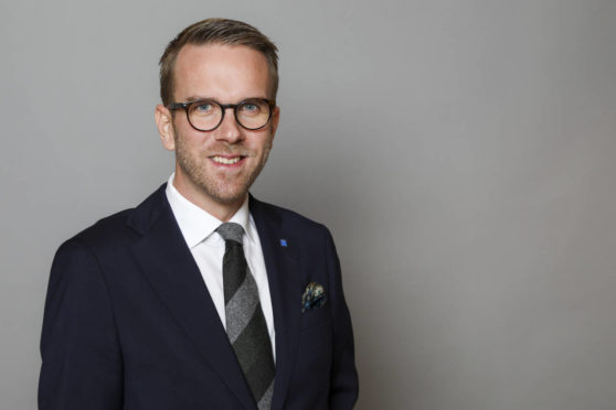 Infrastrukturminister Andreas Carlsson. Foto: Regeringen