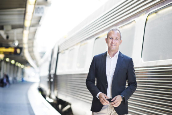 Claes Lindholtz, kommunikations- och hållbarhetschef på SJ. Foto: Anna Rut Fridholm