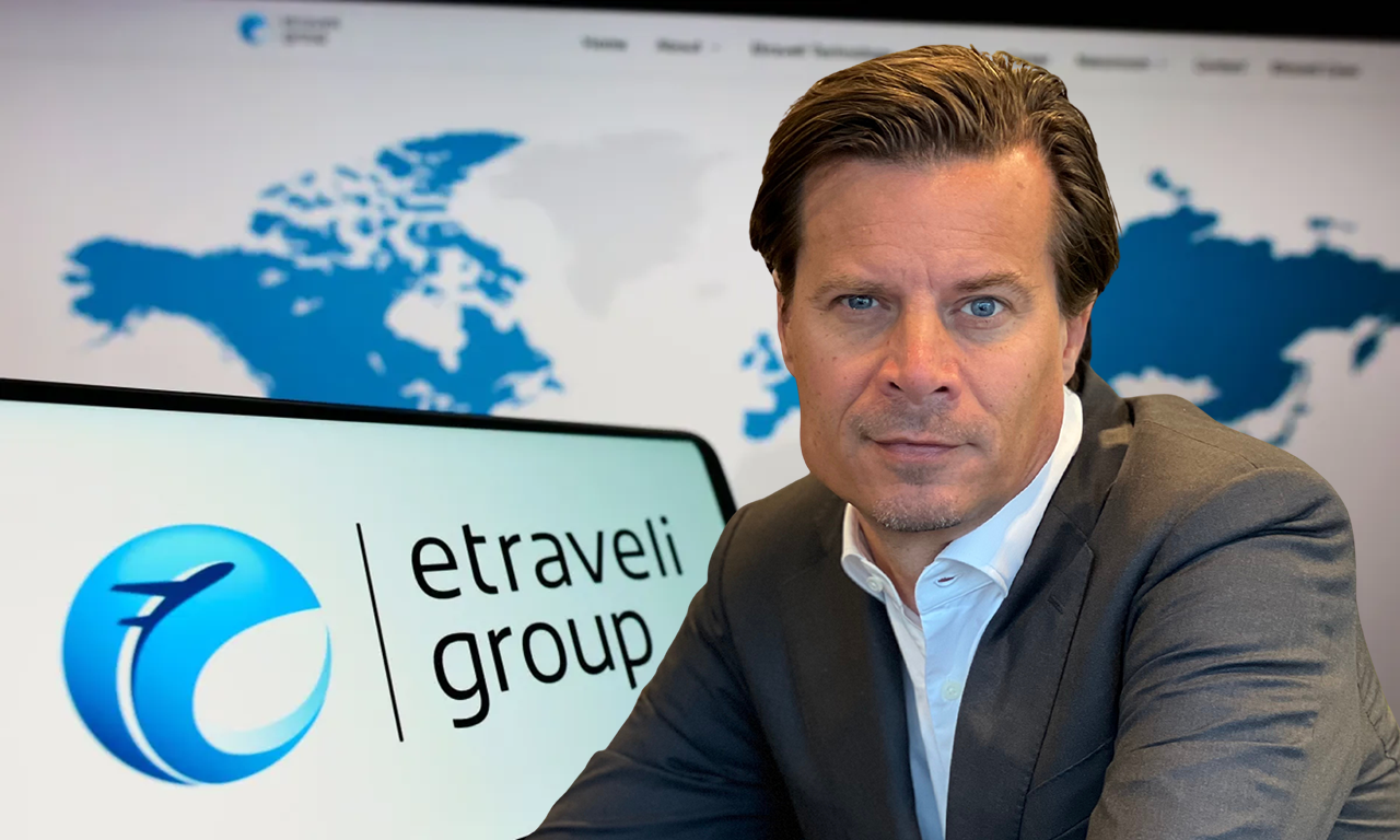 Mathias Hedlund, vd för Etraveli Group. Foto (porträttbild): Lotta Careberg