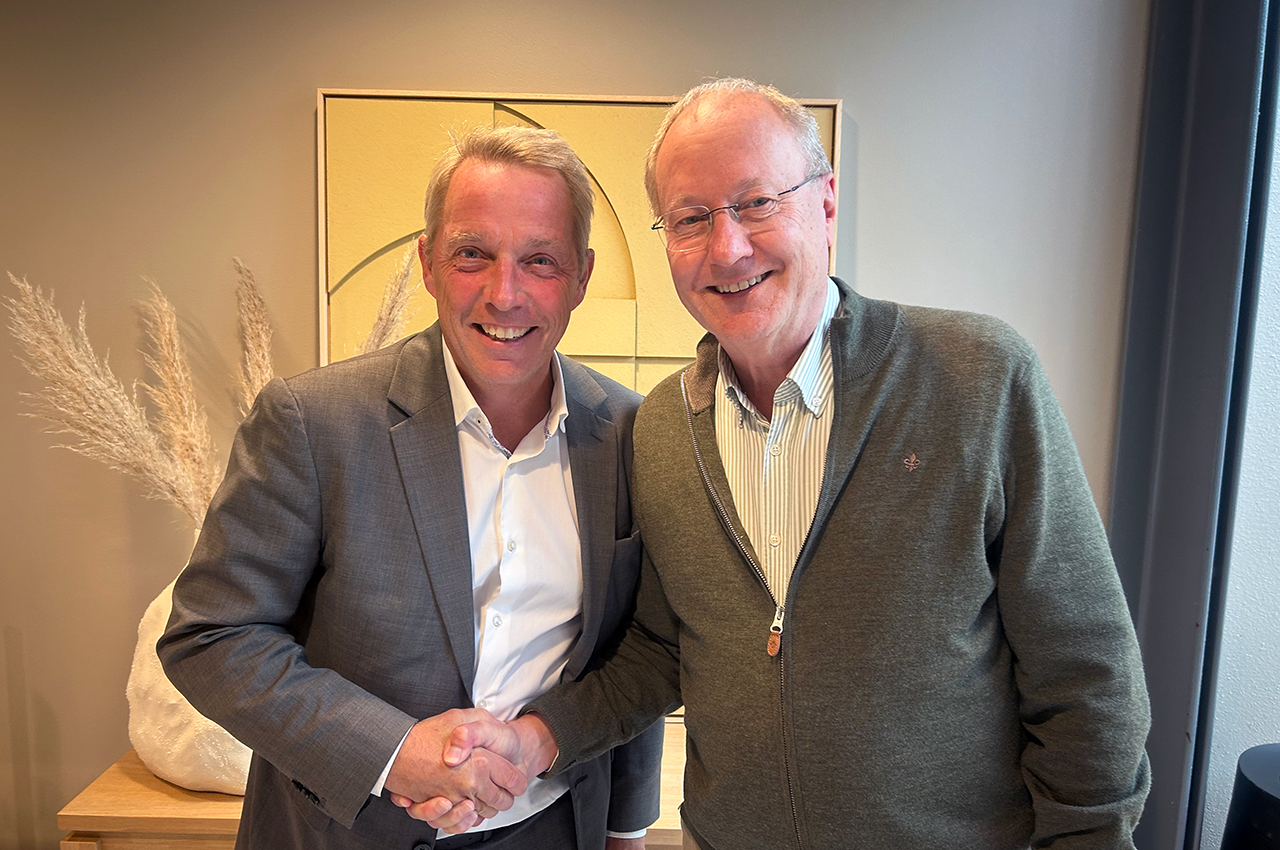 Nils Norberg, vd för Travel News och Didrik von Seth, vd för SRF. Foto: Emmelie Johansson