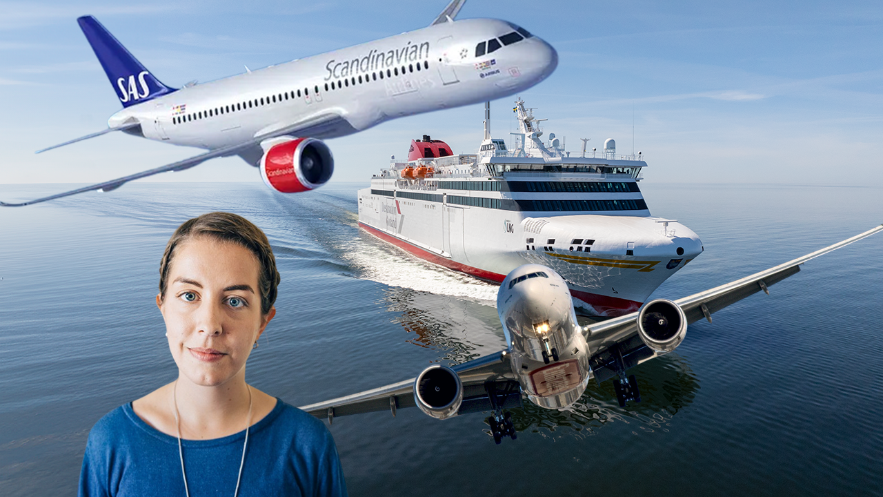 "Vi har bra relationer med SAS, säger Maja-Malin Ekelöf, men vi välkomnar förstås Brommaflyg."