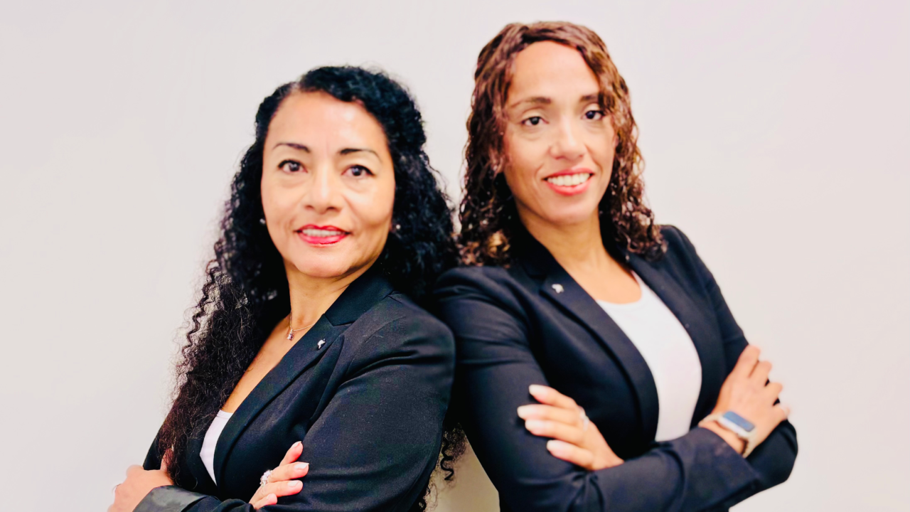 Amalia Apaza och Eunizia Fortes.