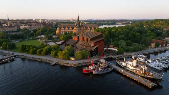Kungliga Djurgården från ovan. Foto: Johan Danielson