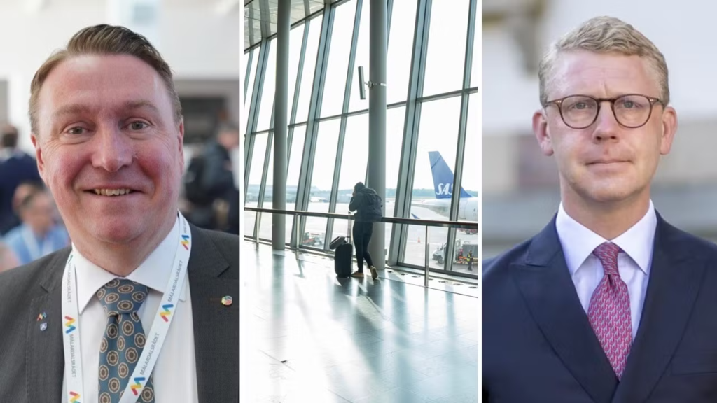 Jens Sjöström (S) och Kristoffer Tamsons (M). Pressbilder.