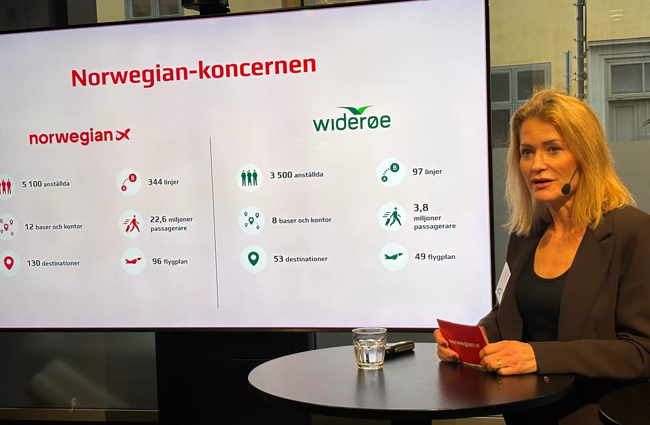 Charlotte Holmbergh, kommunikationschef på Norwegian.