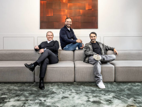 William Paus, Andreas Grape och Ash Pournouri.