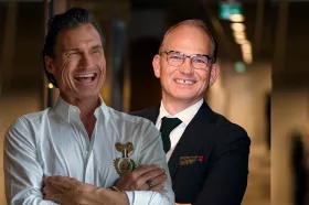 Strawberrys ägare Petter Stordalen och vd Torgeir Silseth.