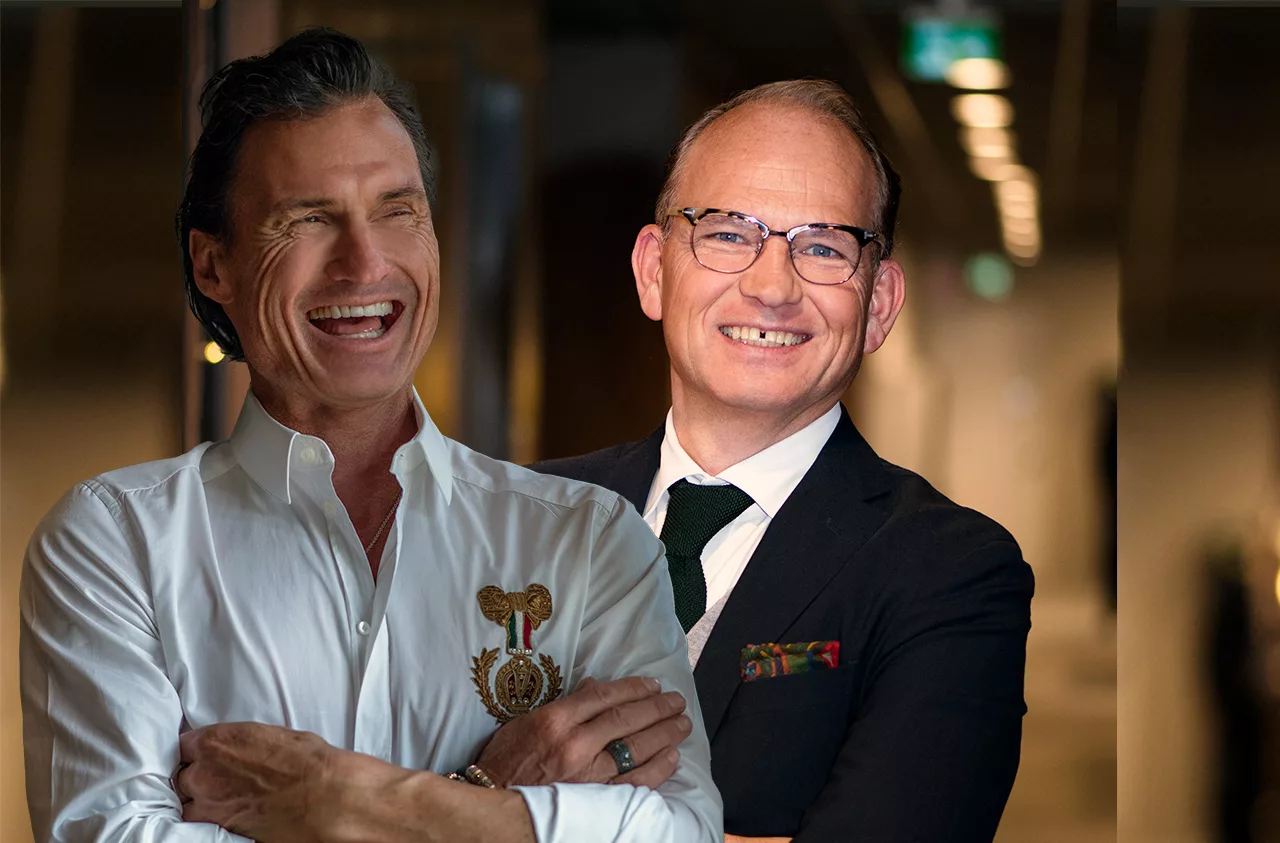 Strawberrys ägare Petter Stordalen och vd Torgeir Silseth.