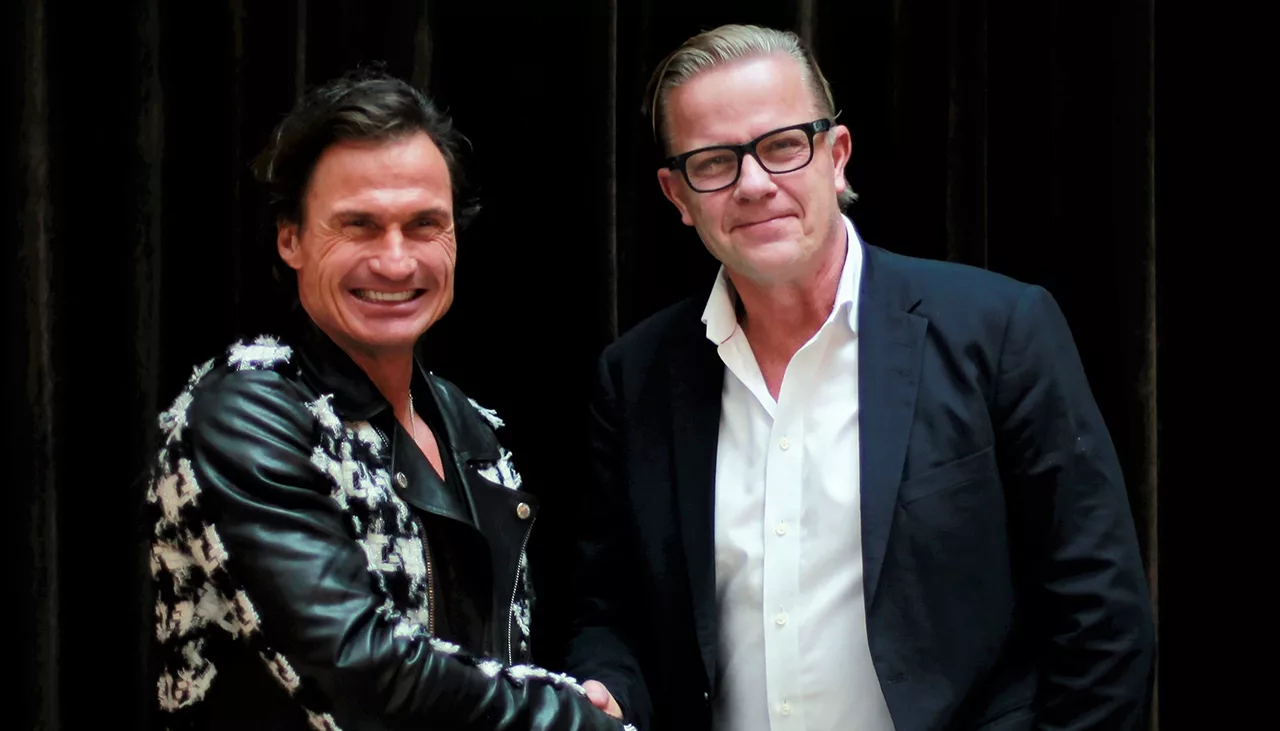 Petter Stordalen och Magnus Wikner. Foto: Pressbild
