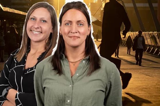 Jeanette Hellstrand  och Kristin Olme Lindblom