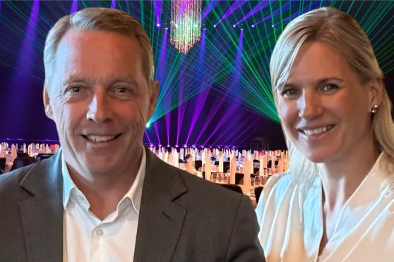 Nils Norberg, vd och Emmelie Johansson, ansvarig för event och marknadsföring på Travel News.