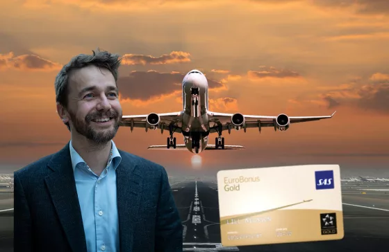 Aron Backström är SAS Eurobonuschef.