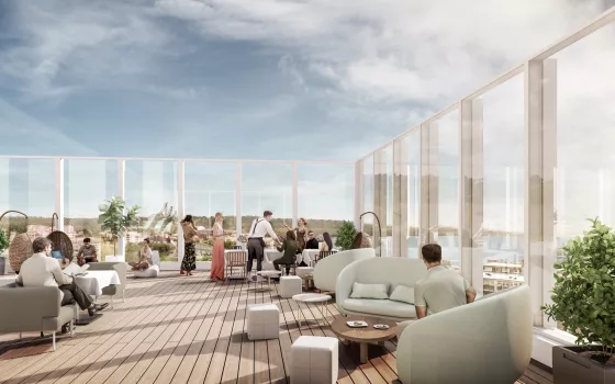 Visionsbild av takbaren.