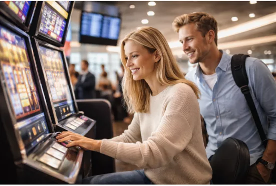 Hur vissa flygplatser förvandlar mellanlandningar till speltid – från spelautomater till gaminglounger