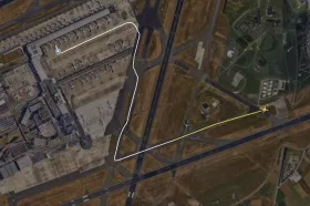 Skärmdump: Flightradar24