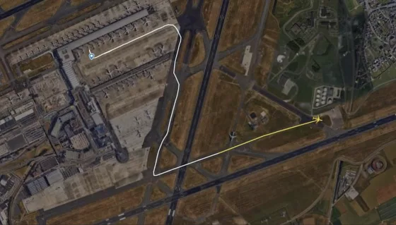 Skärmdump: Flightradar24