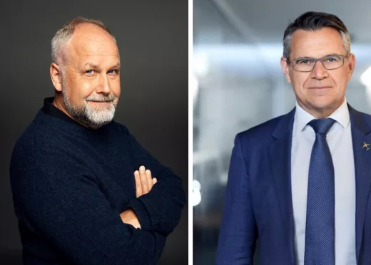 Jonas Sjöstedt och Fredrik Kämpfe. Foto: Pressbilder