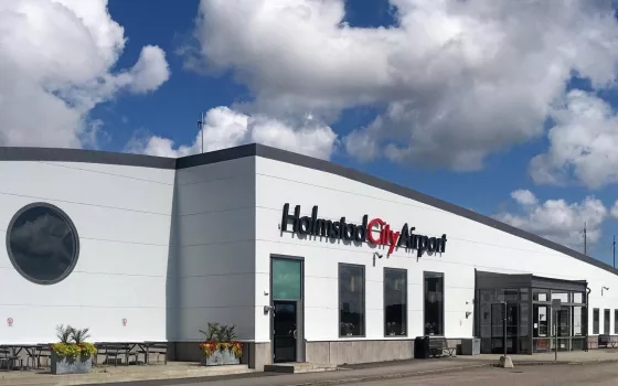 Halmstads flygplats.