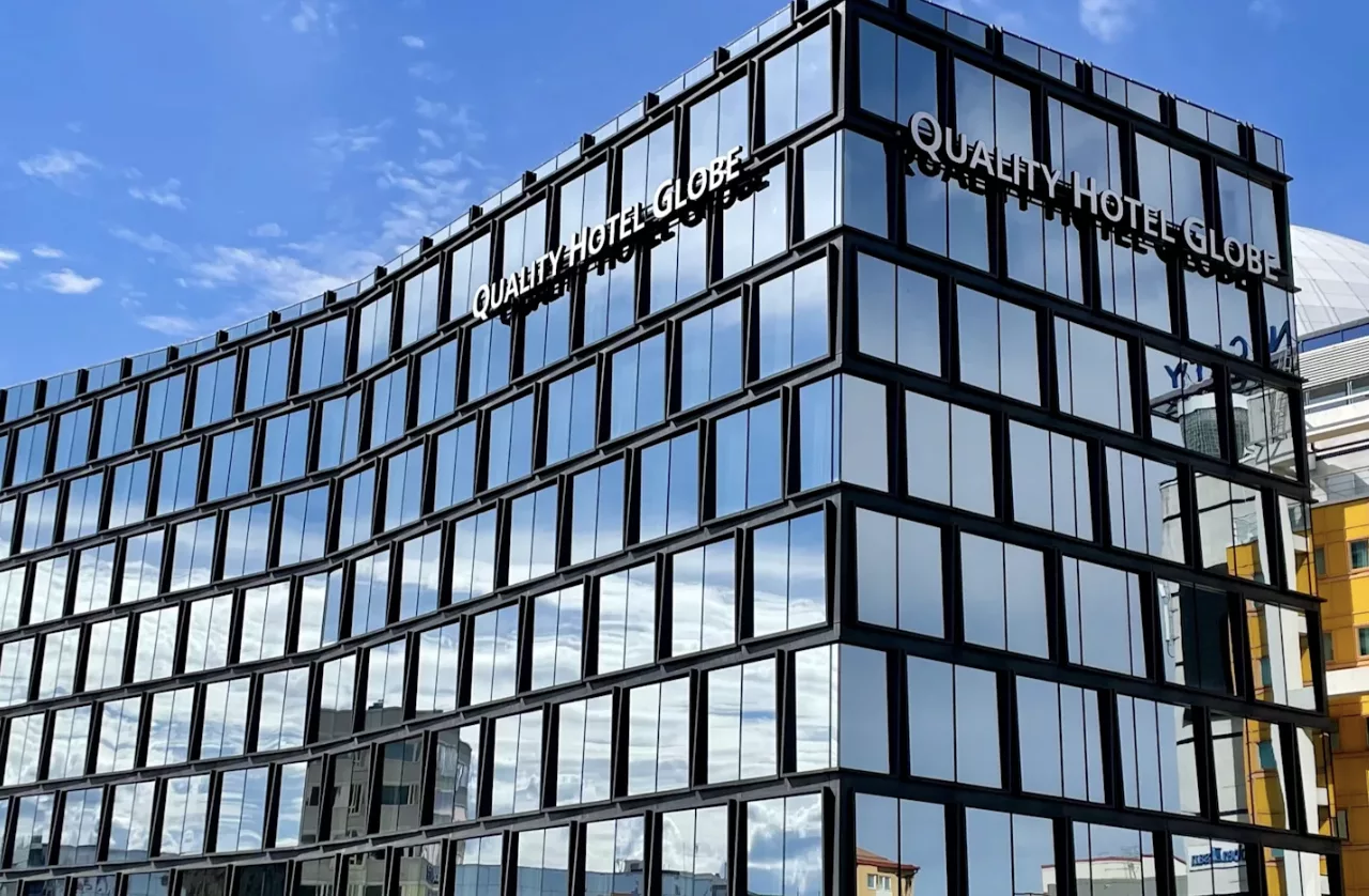 Bilden föreställer Quality Hotel vid Globen.