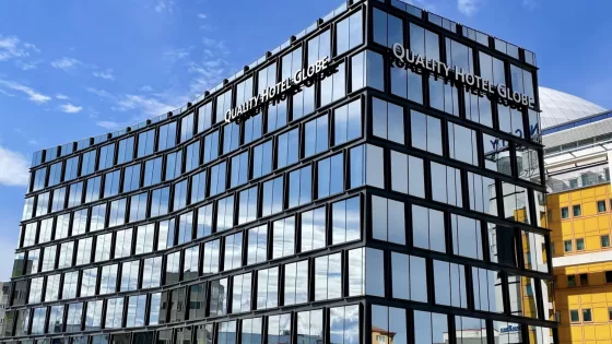 Bilden föreställer Quality Hotel vid Globen.