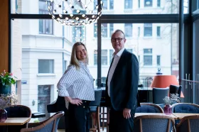 Maria Paulsson och Rikard Paulsson. Fotograf: Hugo Gårdhagen